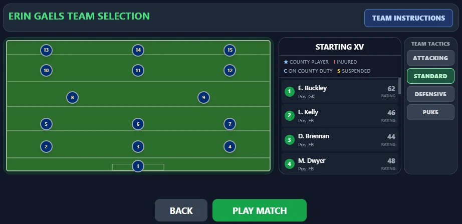Micro Gaelic Football screenshot