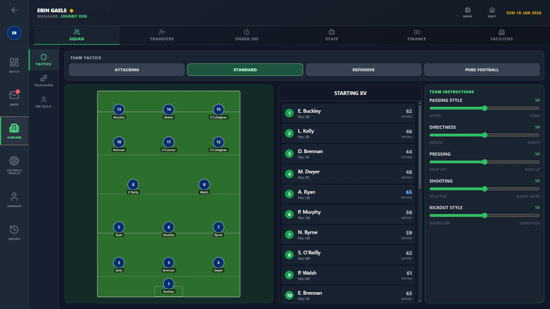 Micro Gaelic Football screenshot